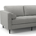 Мебельная ткань Шенилл серый цвет 138 см T4-29 варинант исполнения - 5 | Loft Concept в Уфе