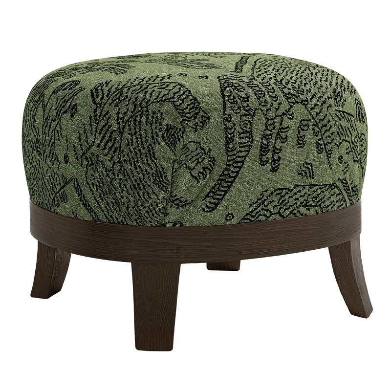 Пуф Turin Green Зеленый Коричневый в Уфе | Loft Concept 