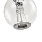 Подвесной светильник с плафоном в форме шара Inner Gleam Orb silver варинант исполнения - 6 | Loft Concept в Уфе