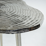 Металлический кофейный столик Puddle Silver варинант исполнения - 2 | Loft Concept в Уфе