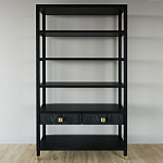 Стеллаж с двумя ящиками Elsa Dreams Black варинант исполнения - 4 | Loft Concept в Уфе