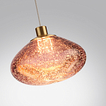 Подвесной светильник с прозрачным стеклянным плафоном округлой формы Effervia  варинант исполнения - 3 | Loft Concept в Уфе