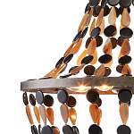 Люстра каплевидной формы с подвесками в виде декоративных бусин Flat Beads варинант исполнения - 1 | Loft Concept в Уфе