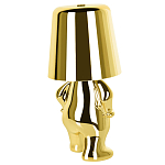 Настольная лампа фигурная золотого цвета с гладким абажуром Высота 19 см Sophia варинант исполнения - 6 | Loft Concept в Уфе