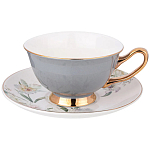 Чайный набор из фарфора на 6 персон Grey Tea Porcelain Set варинант исполнения - 3 | Loft Concept в Уфе