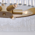 Люстра подвесная круглая со стеклянными трубками Nembus варинант исполнения - 3 | Loft Concept в Уфе