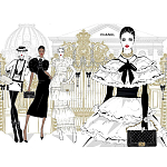 Megan Hess. Elegance варинант исполнения - 4 | Loft Concept в Уфе