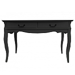 Консоль черного цвета из массива бука в стиле прованс Black Provence варинант исполнения - 2 | Loft Concept в Уфе