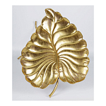 Столик приставной с столешницей Тропический лист Tropical Forest gold варинант исполнения - 4 | Loft Concept в Уфе