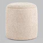 Пуфик Бежевое Букле Poof Alice Beige Boucle  варинант исполнения - 5 | Loft Concept в Уфе