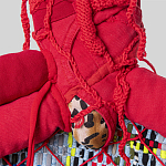 Настенный ковер разноцветный из одежды Heart варинант исполнения - 4 | Loft Concept в Уфе