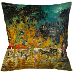 Подушка декоративная Париж Impressionism in Art варинант исполнения - 1 | Loft Concept в Уфе