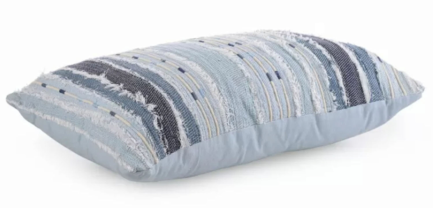 Подушка Blue Ikat stripes Подушка Blue Ikat stripes - Loft-Concept в Уфе