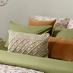 Чехол на подушку с макраме бежевого цвета Macrame варинант исполнения - 7 | Loft Concept в Уфе