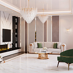 Бра с подвесками из рифленного стекла в форме капель Textured Glass варинант исполнения - 4 | Loft Concept в Уфе