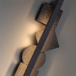 Бра вертикальное с черными кругами и квадратами Gravyura варинант исполнения - 2 | Loft Concept в Уфе