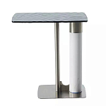 Дизайнерский журнальный стол с прямоугольной рельефной столешницей Nord варинант исполнения - 1 | Loft Concept в Уфе