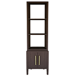 Этажерка Primo с тумбой шпон темный орех варинант исполнения - 1 | Loft Concept в Уфе