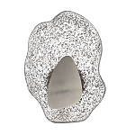 Бра с рельефным волнообразным стеклянным плафоном и вставкой из мрамора Liquid Stone варинант исполнения - 6 | Loft Concept в Уфе