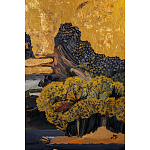 Кофейный стол с японским пейзажем Bohemia coffee table  варинант исполнения - 6 | Loft Concept в Уфе