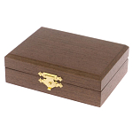 Визитница карманная металлическая с гравюрой Герба России в подарочной коробке Gold Metal Business Card Holders варинант исполнения - 4 | Loft Concept в Уфе