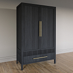 Шкаф платяной Primo с выдвижными ящиками шпон Светлый дуб варинант исполнения - 3 | Loft Concept в Уфе