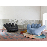 Дизайнерское кожаное кресло в форме руки Poltronova Joe Whip Armchair варинант исполнения - 5 | Loft Concept в Уфе