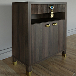 Комод Elsa Dreams Walnut Двухстворчатый  варинант исполнения - 3 | Loft Concept в Уфе