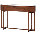 Консоль деревянная с мраморной столешницей Gote Marble Console варинант исполнения - 1 | Loft Concept в Уфе