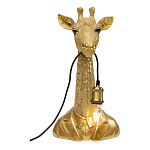 Настольная лампа в детскую Жираф в золотом костюме варинант исполнения - 2 | Loft Concept в Уфе