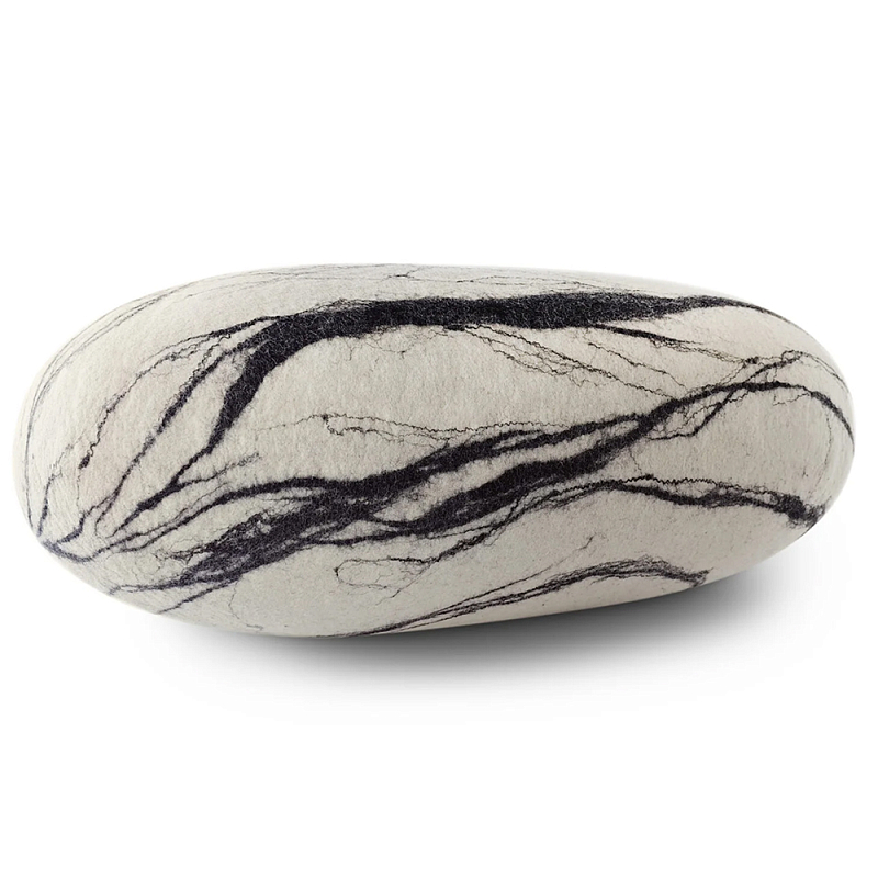 Пуф - Камень Nullah Черно-белый в Уфе | Loft Concept 