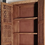 Этнический шкаф с орнаментом резьба из дерева Indian Antique Furniture варинант исполнения - 2 | Loft Concept в Уфе