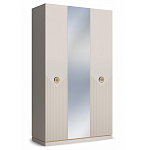 Шкаф трёхдверный с 1-ой зеркальной дверью Satin Furniture варинант исполнения - 1 | Loft Concept в Уфе