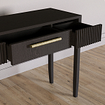 Элегантная Консоль Primo с выдвижным ящиком Темный орех варинант исполнения - 4 | Loft Concept в Уфе