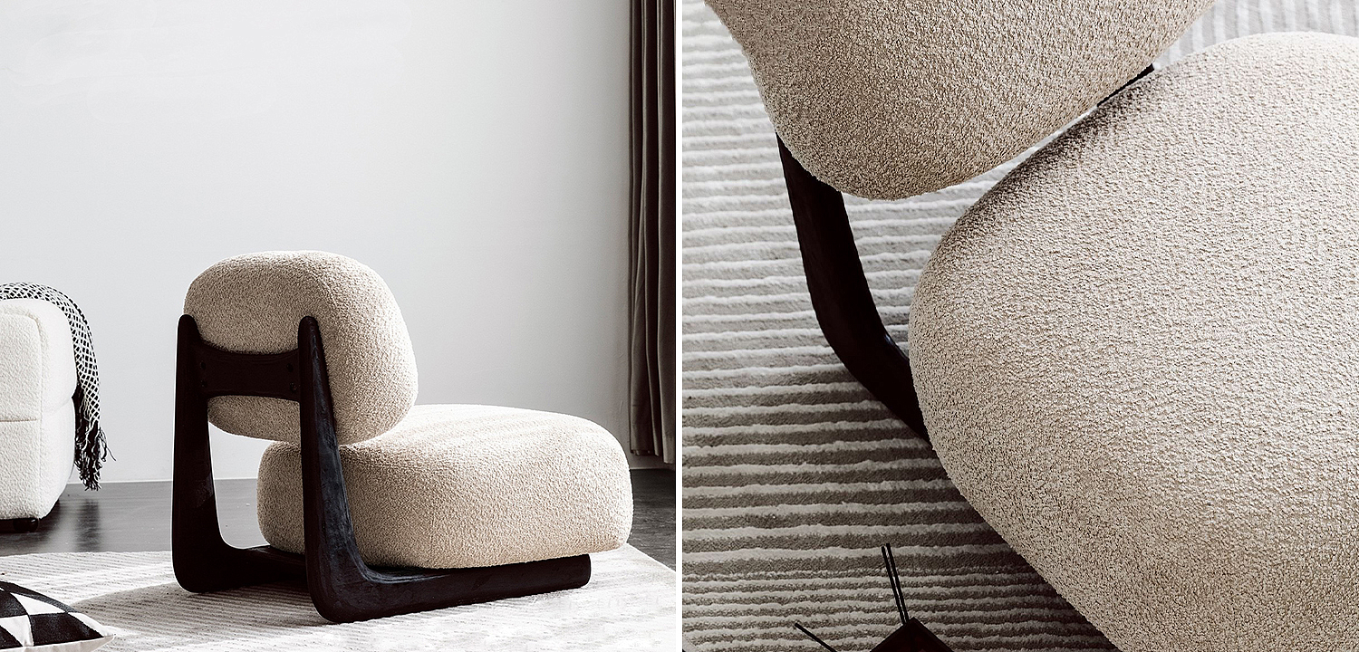 Кресло Eesa Cozy Wood Armchair Кресло Eesa Cozy Wood Armchair - Loft-Concept в Уфе