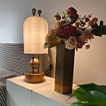 Настольная лампа в виде фонаря с белым фактурным абажуром Echoes of Light варинант исполнения - 4 | Loft Concept в Уфе