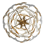 Люстра конусообразная с цветочными мотивами Light Floral Glow варинант исполнения - 6 | Loft Concept в Уфе