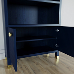 Книжный Стеллаж Elsa Dreams Blue с задней стенкой варинант исполнения - 3 | Loft Concept в Уфе