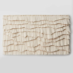 Светло-Бежевое Панно из нитей White Landscape Wall Hanging варинант исполнения - 4 | Loft Concept в Уфе