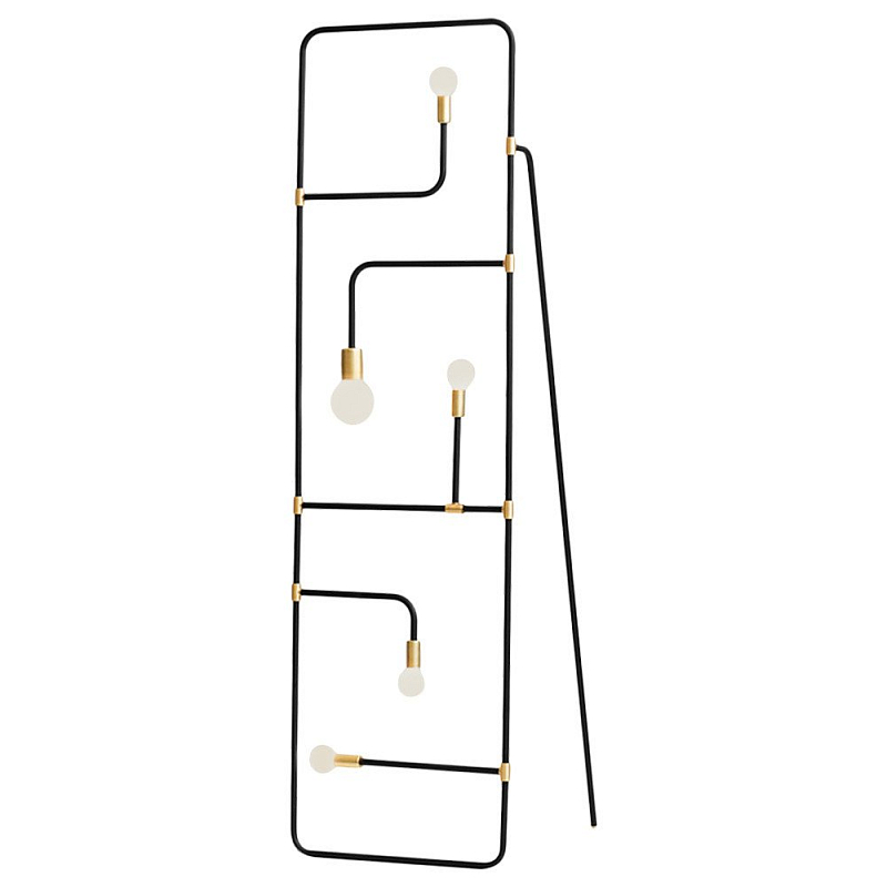 Торшер Beaubien 05 by Lambert & Fils Черный Золотой в Уфе | Loft Concept 