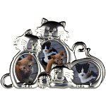 Фоторамка детская Childhood Corner Three cats варинант исполнения - 1 | Loft Concept в Уфе