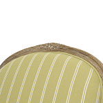 Кресло Ava Classical Armchair green striped flax варинант исполнения - 4 | Loft Concept в Уфе
