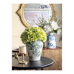 Ваза с зелеными цветочными и птичьими мотивами Vase Inspired by Nature варинант исполнения - 6 | Loft Concept в Уфе