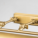 Светильник для картин цвета состаренная латунь с широким плафоном на прямоугольном основании Elstead Lighting варинант исполнения - 3 | Loft Concept в Уфе