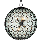 Люстра в форме шара из круглых декоративных элементов Circle of Light варинант исполнения - 1 | Loft Concept в Уфе