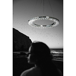 Люстра круглая с прозрачной хрустальной рамкой Maude Crystal Light варинант исполнения - 14 | Loft Concept в Уфе