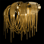 Бра с металиическими цепочками и дугообразными элементами Atlantis Chain варинант исполнения - 10 | Loft Concept в Уфе