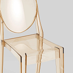 Прозрачный стул с янтарным оттенком LOUIS GHOST CHAIR варинант исполнения - 7 | Loft Concept в Уфе