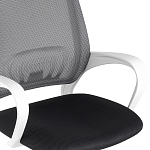 Офисное кресло с основанием из белого пластика Desk chairs Black варинант исполнения - 6 | Loft Concept в Уфе