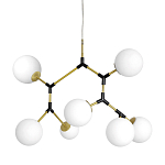 Люстра с 7-ю белыми шарообразными плафонами Natural Concepts варинант исполнения - 1 | Loft Concept в Уфе